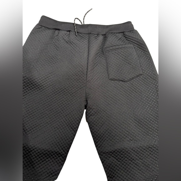 Men's Textured Heat Tech Cold Weather Black Jogger Size XL - Retail 129! - Picture 4 of 5